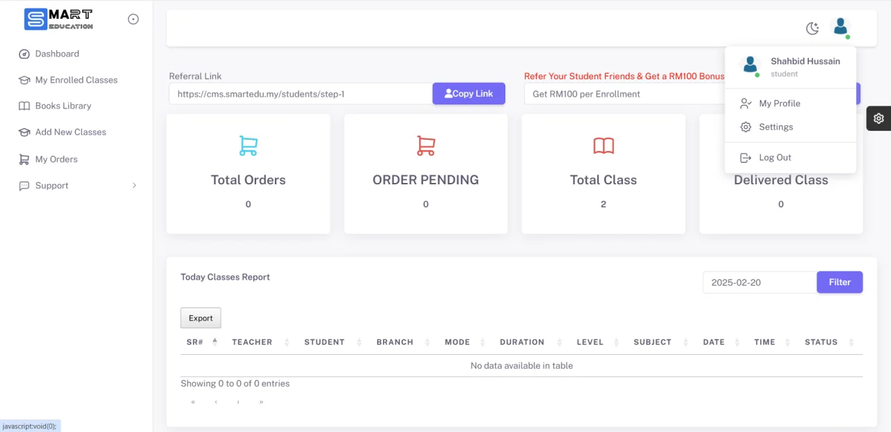 Smart Tuition Centre CMS System - Full Automatic (Stripe & Bank Payment Gateway) — screenshot 10