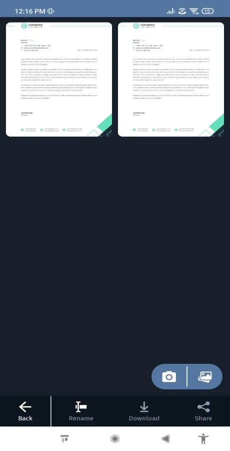 Doc and Card Scanner with Signature (Android 11) — screenshot 6