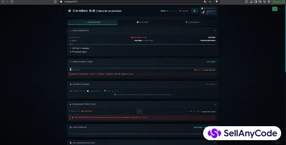 CoreBox Cyberpunk Command Simulator