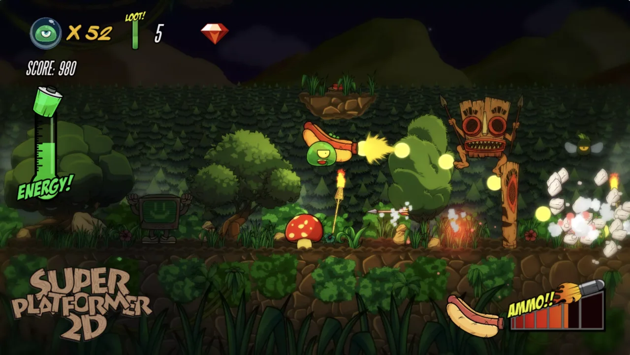 Super Green 2D Game Top Trend — screenshot 1