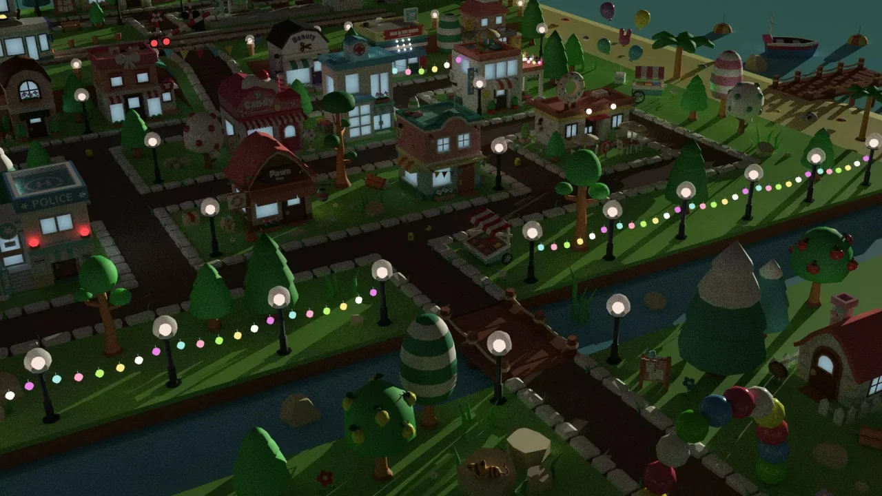Cartoon Town - Low Poly Assets — screenshot 2