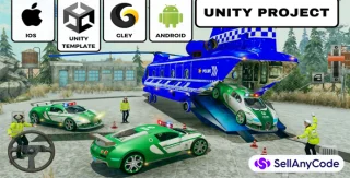 Police Vehicle Transport Simulator (Unity + Gley)