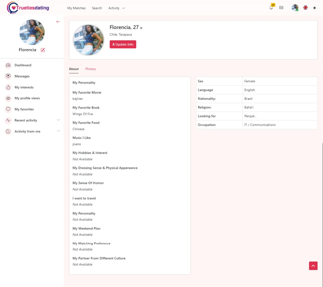 Match Making Website Script — screenshot 1