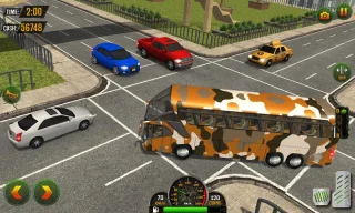 Army Bus Transporter Coach Fun Simulation