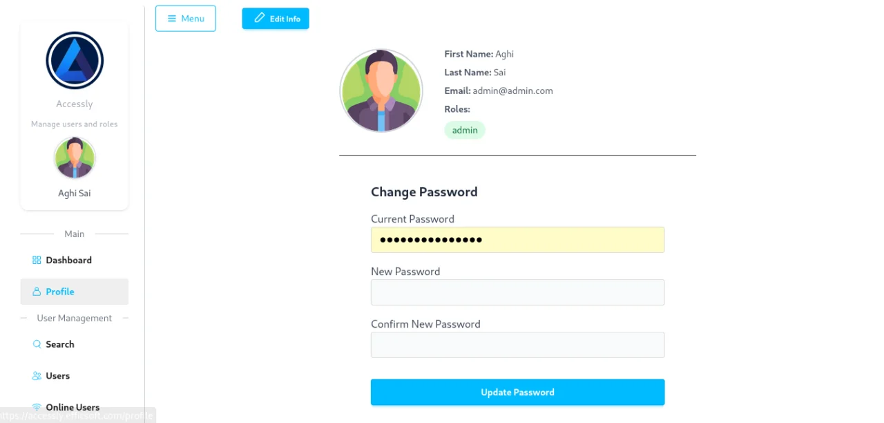 Accessly Laravel User Management System with Roles & Permissions — screenshot 3