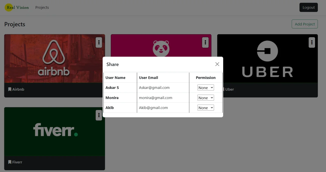 Real Vision - Advanced Project Management and Collaboration Tool — screenshot 7
