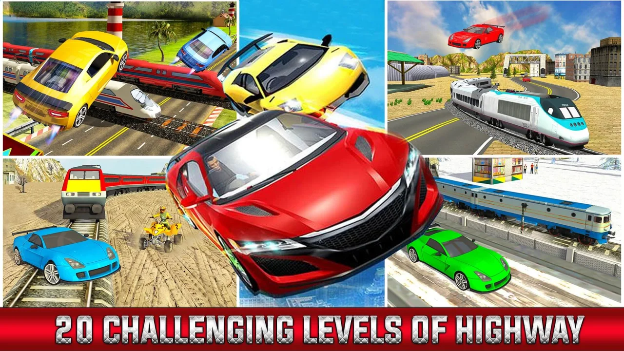 Highway Car Stunt: Car Racing Simulator — screenshot 1
