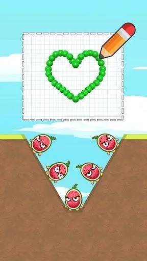 Draw to Crash Watermelon — screenshot 2