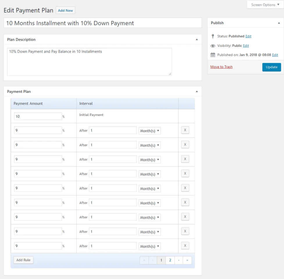 Sumo WooCommerce Payment Plans - Deposits, Down Payments, Installments, Variable Payments Etc — screenshot 4