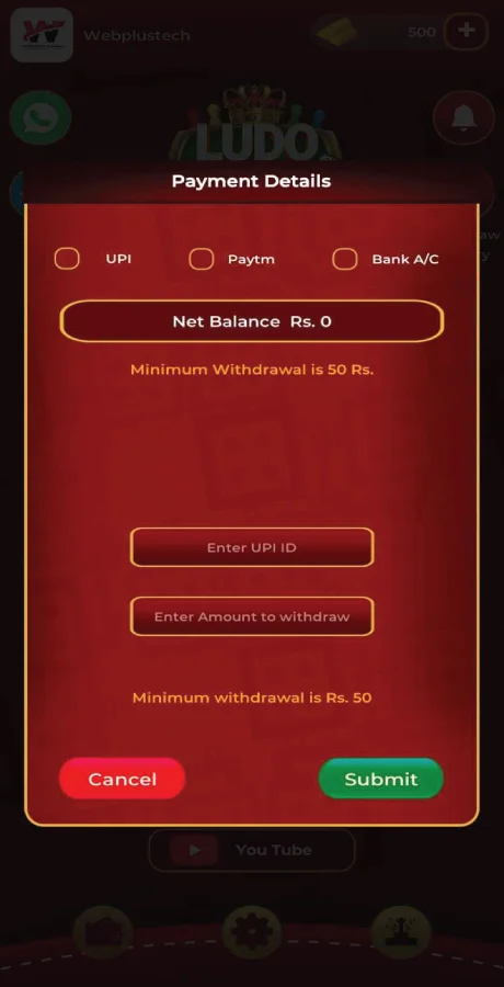 Ludo Sikandar Real Money Earning Android App — screenshot 4