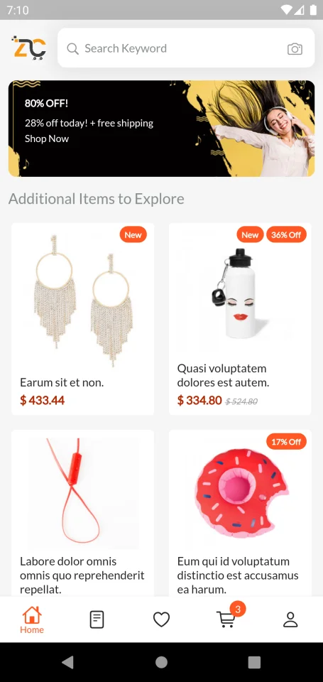 Customer App for zCart Multi-Vendor Marketplace — screenshot 3