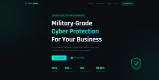CyberSafe - Dark Cybersecurity & VPN HTML Template