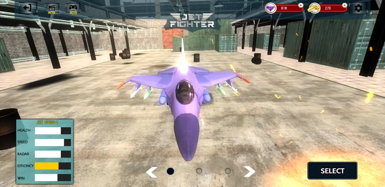 Air Jet Fighter -Unity 3D Action Game Source Code — screenshot 5