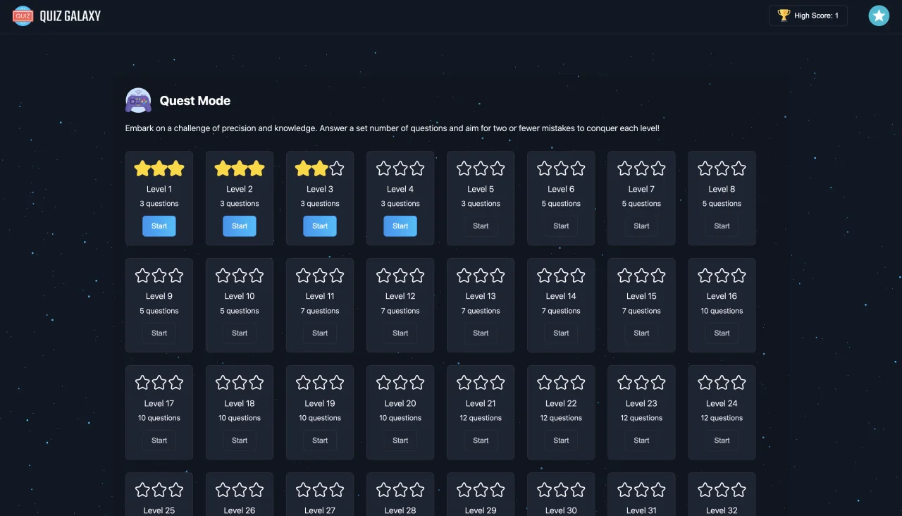 Quiz Galaxy — screenshot 4