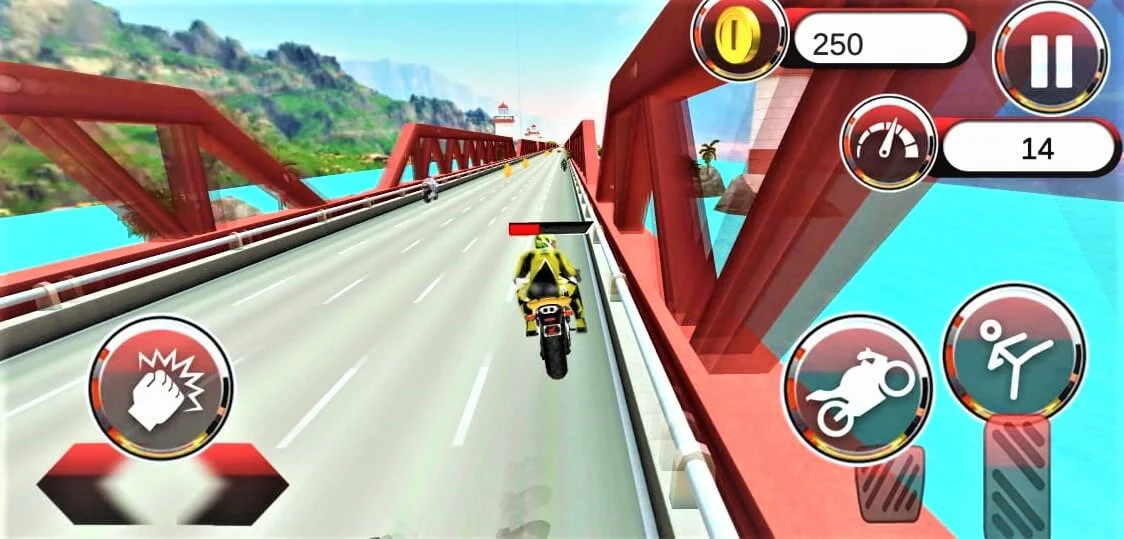 Moto Bike Attack Race: Highway Bike Fighter 64 Bit Source Code — screenshot 4