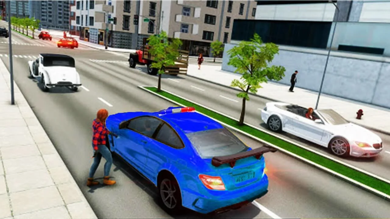 Police Passenger Car Driving Game 3D — screenshot 3