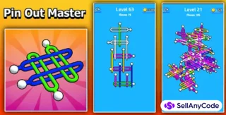 Pin Out Master 3D Game Unity Source Code