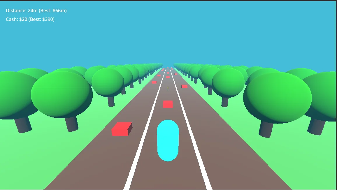 3D Endless Runner Game Template - Godot — screenshot 1