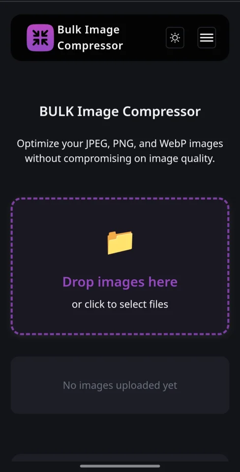 BULK Image Compressor Website Script — screenshot 3