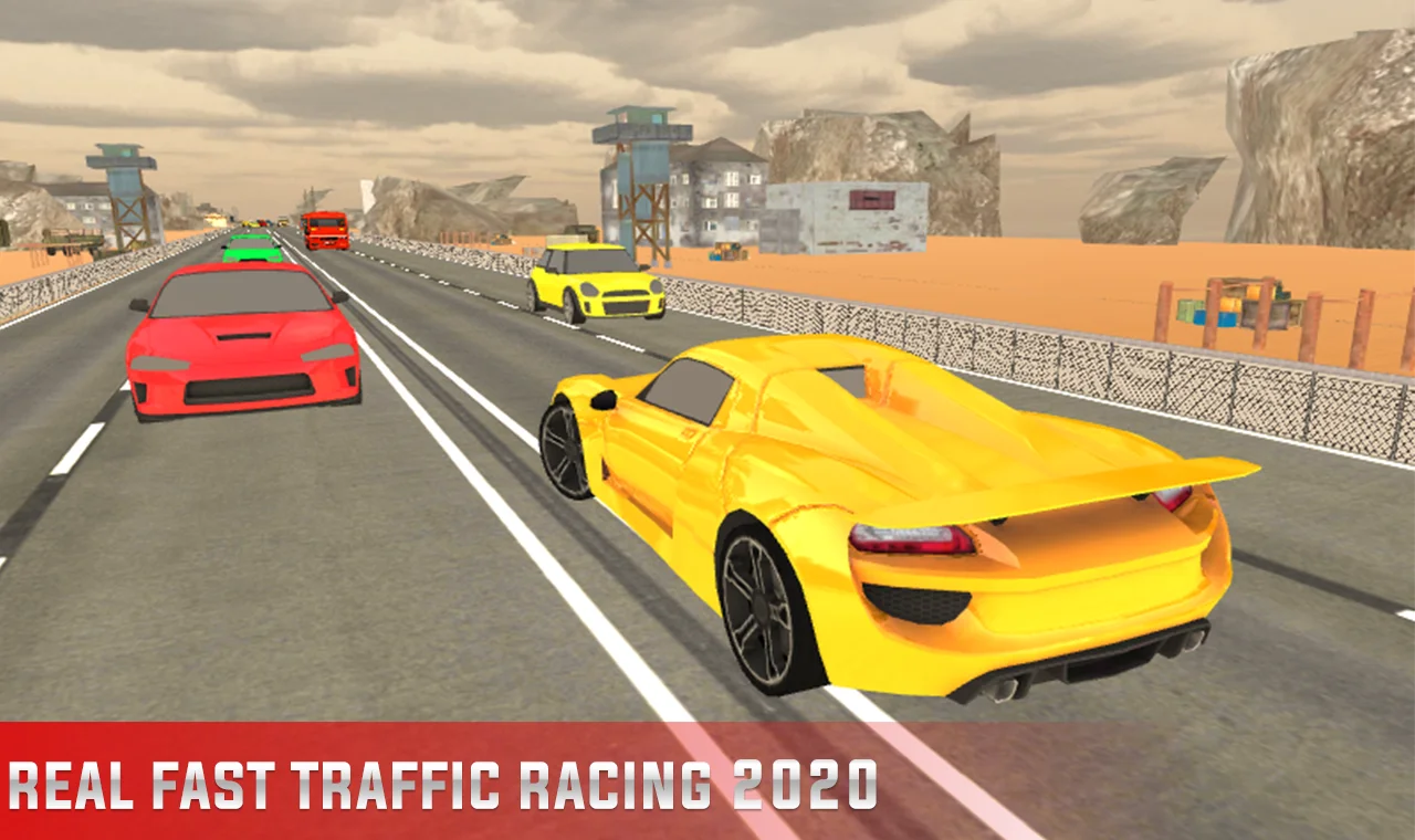 Real Traffic Car Driver Racing Game — screenshot 1