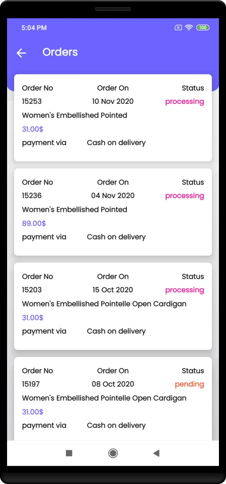 Ciyashop Multi Vendor Native Android App for WCFM, Dokan and WCMP — screenshot 4