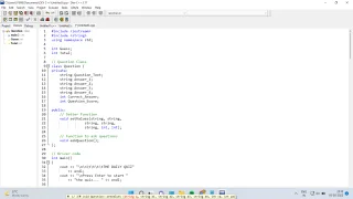 C/C++ for Quiz Game by Code Breaker