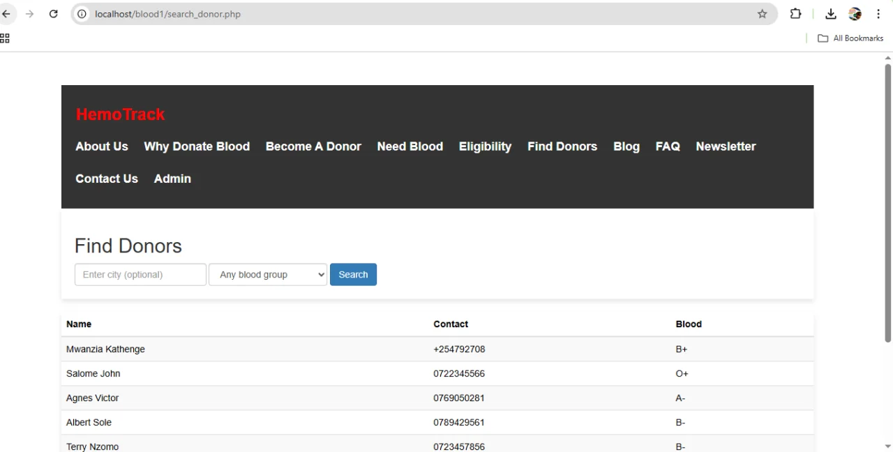 HemoTrack — screenshot 4