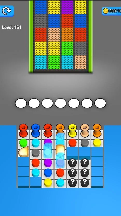 Knit Color Rope Sort Jam Puzzle Unity Source Code — screenshot 6