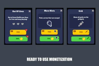 Color Flow Out - 1000 Levels Editor Unity Project