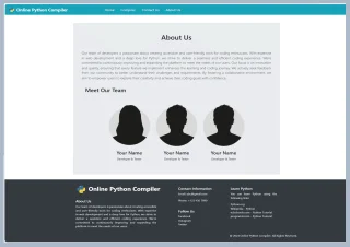 A Online Python Compiler
