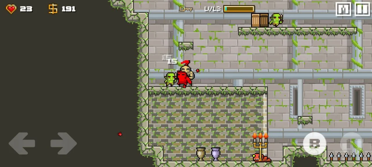 2D Sword of Knight Unity Mobile Platformer Template — screenshot 6