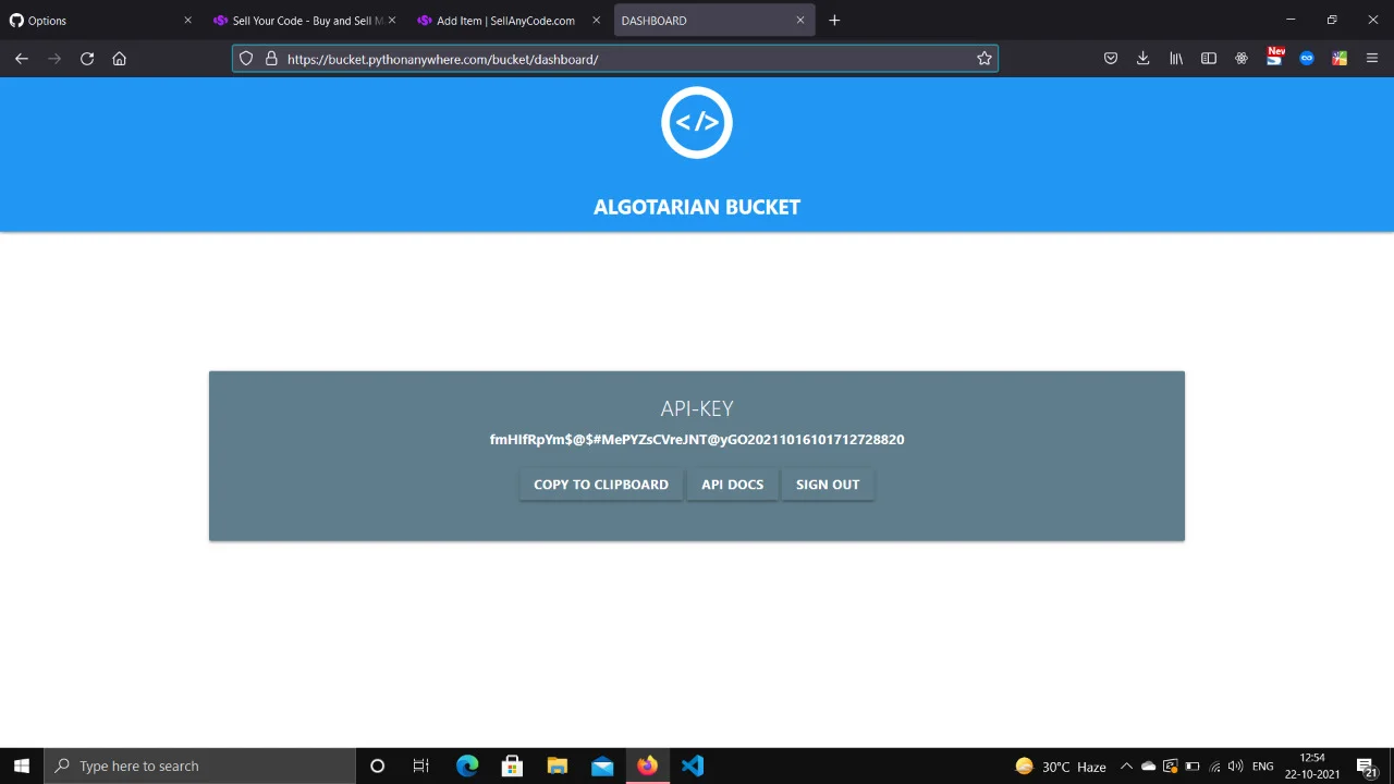 Files Storing Bucket — screenshot 2