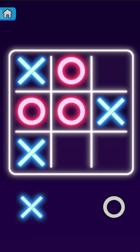 Tic Tac Toe Glow Game Unity Source Code — screenshot 2