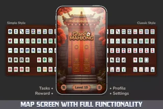MK Mahjong Solitaire Kit Tile Match Game Template