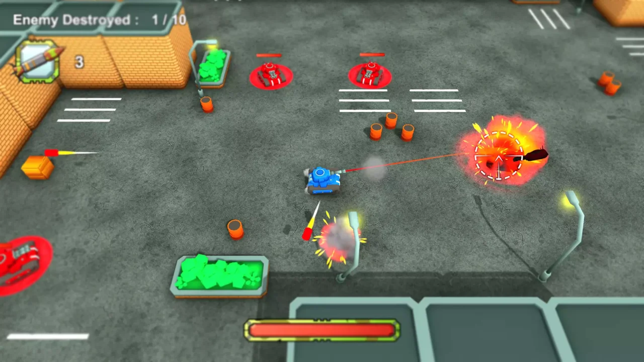 Tank Fight 3D - Game Template — screenshot 1