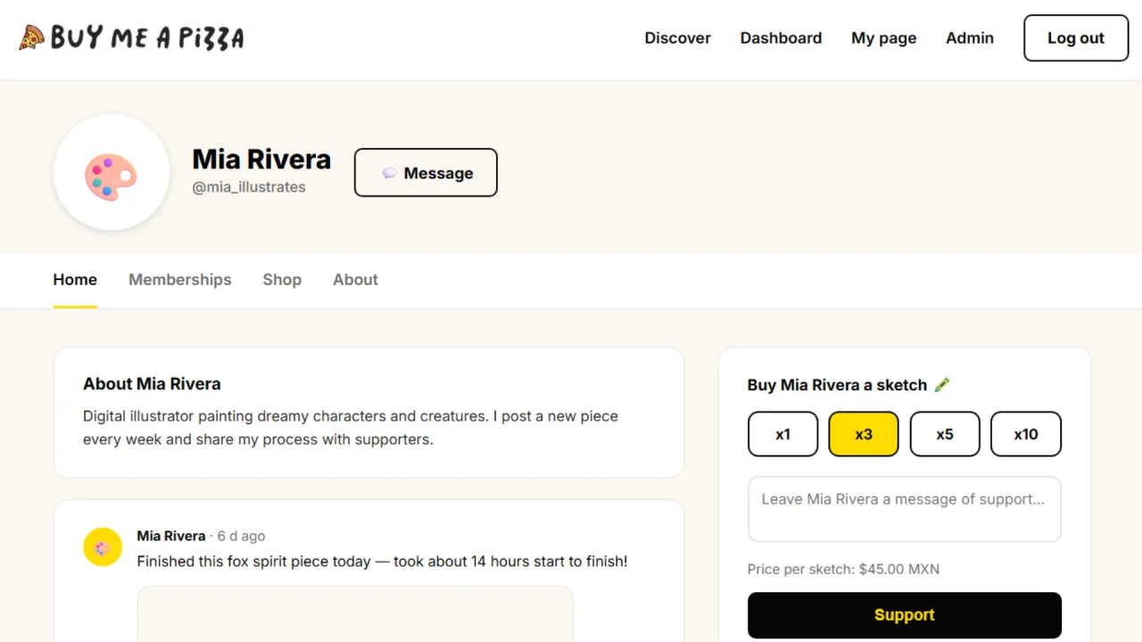 BuymeaPizza Full Source PHP MySQL — screenshot 2