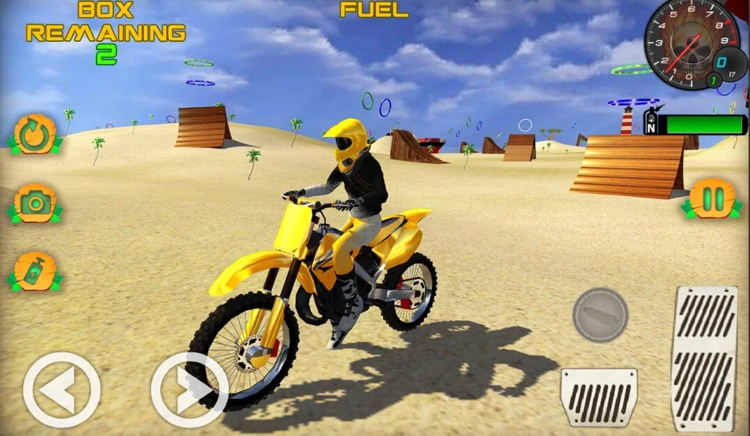 Ready to Publish Motocross Beach Game: Bike Stunt Racing - Made with Your Own Name and Ads Id — screenshot 2