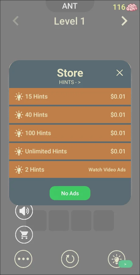 Word Link Game (Unity Game+AdMob+Android+iOS) — screenshot 5
