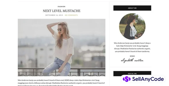 Olsen Light Clean and Simple WordPress Blog Theme