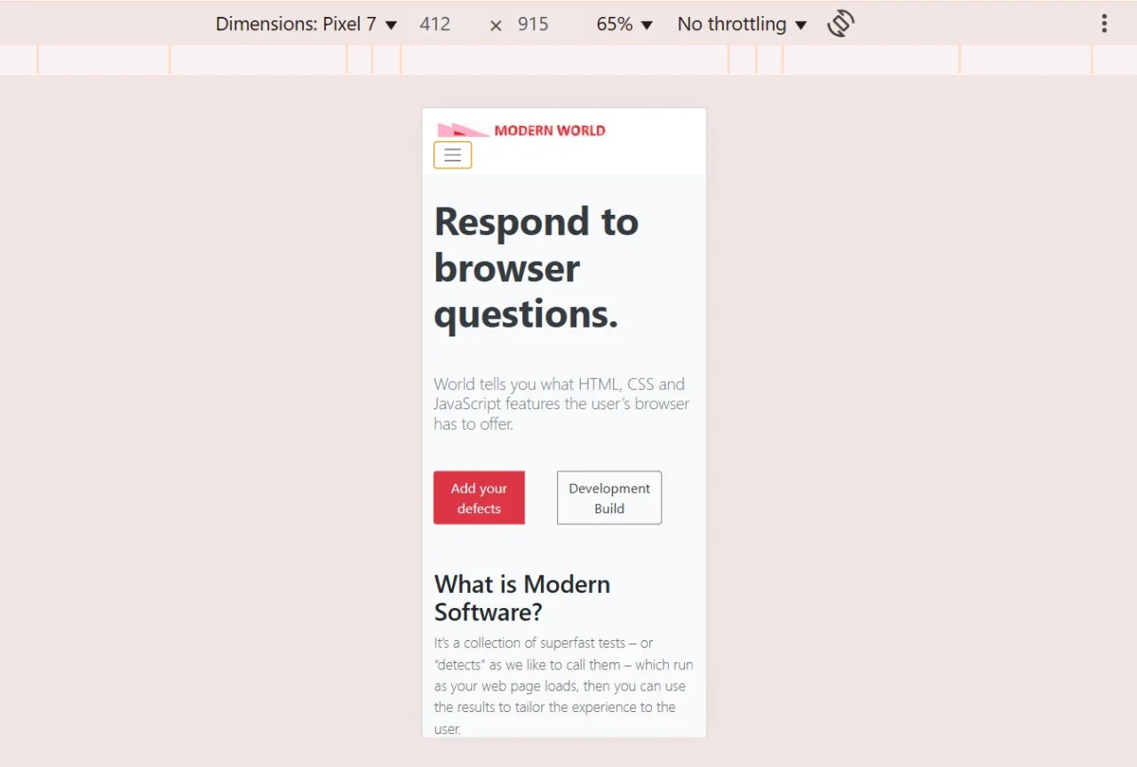 Webpage - Desktop and Mobile View — screenshot 3