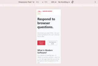 Webpage - Desktop and Mobile View