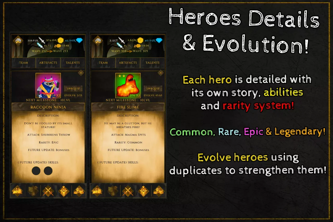 Idle RPG Clicker - Complete Game (Mobile) — screenshot 7
