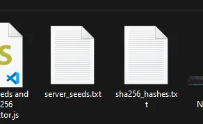 Server Seeds and SHA 256 Creator (JavaScript Version) — screenshot 5