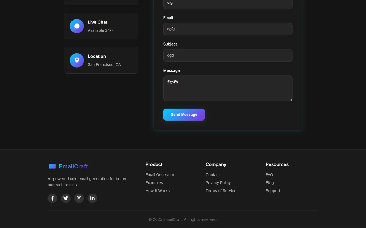 AI Email and Message Generator Web Tool — screenshot 7