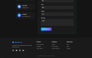 AI Email and Message Generator Web Tool