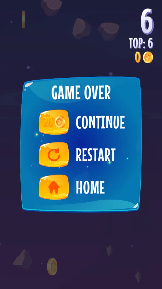 Space Adventure Unity Source Code (AdMob+Unity Ads) — screenshot 3