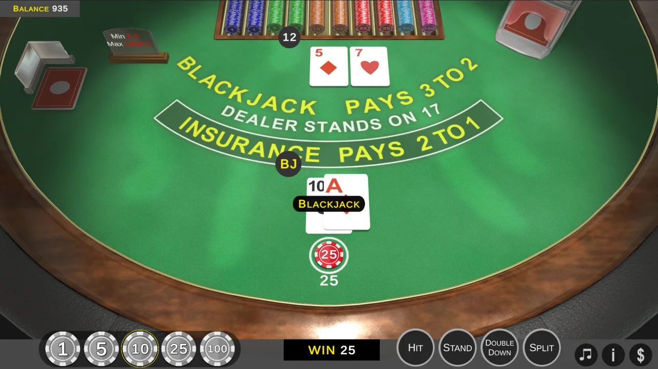 Blackjack Game — screenshot 1