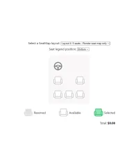 React Seat Map Picker