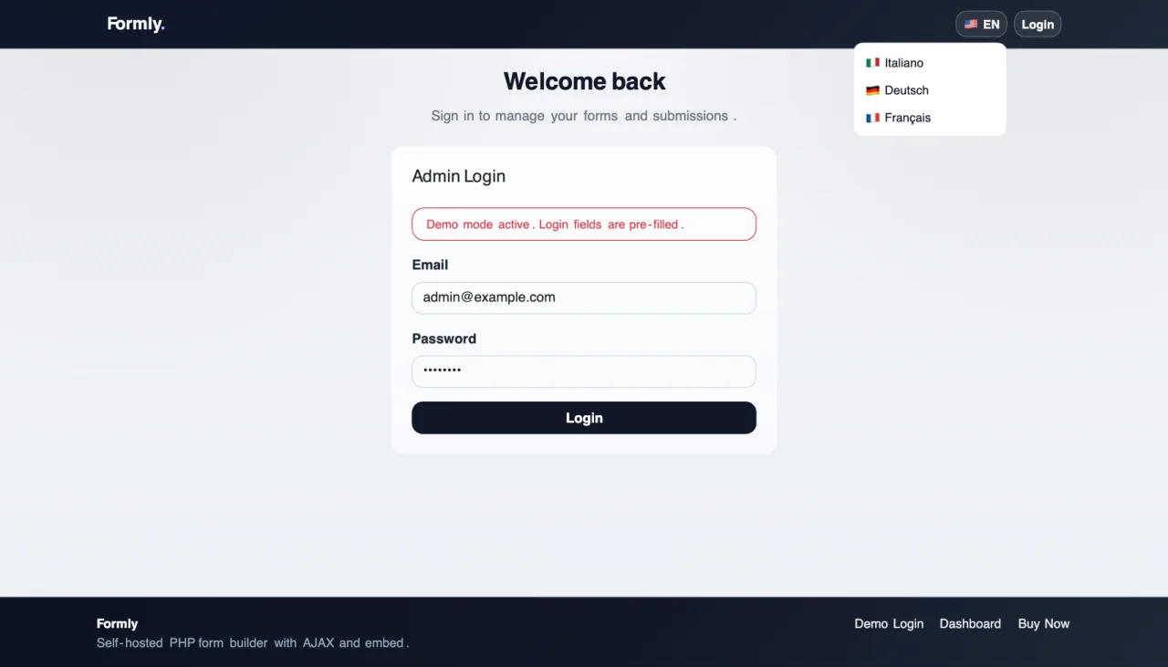 Formly - PHP Form Builder with Drag and Drop — screenshot 3