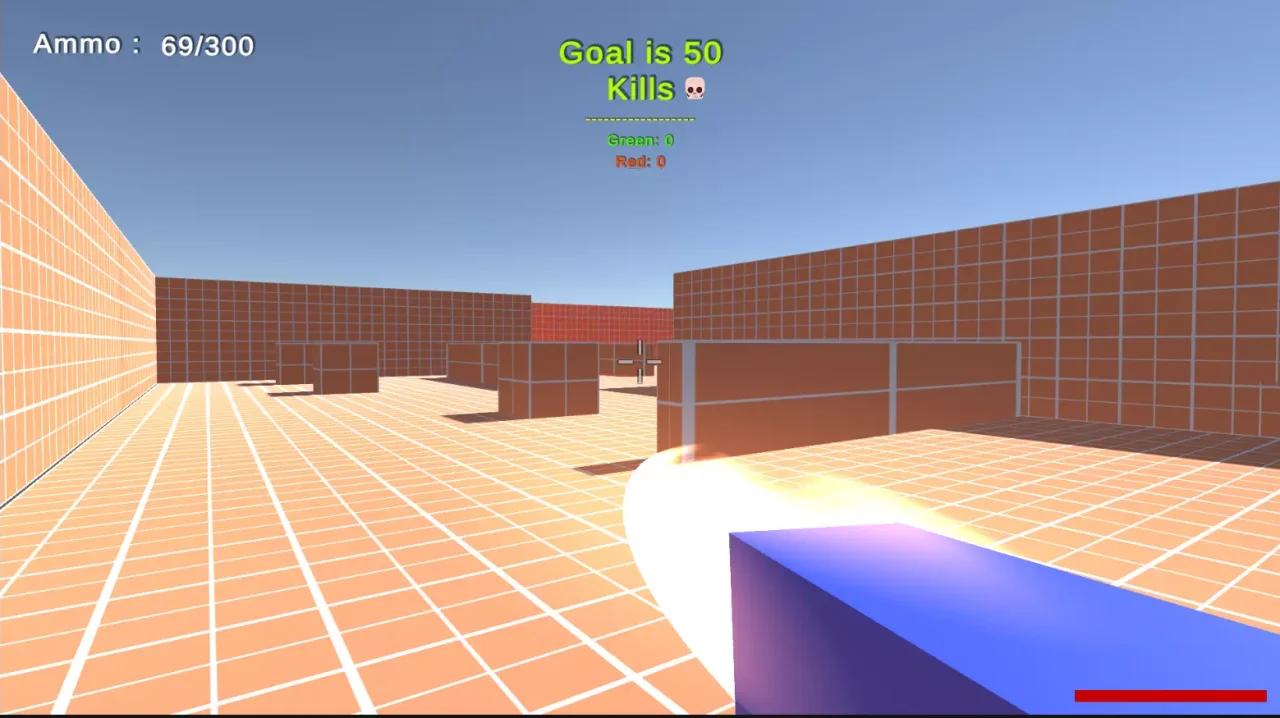 3 VS 3 Unity Multiplayer Shooter Template — screenshot 5